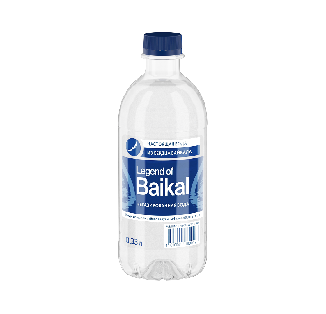 Вода питьевая «Legend of Baikal» негазированная 0,33 л, пластик