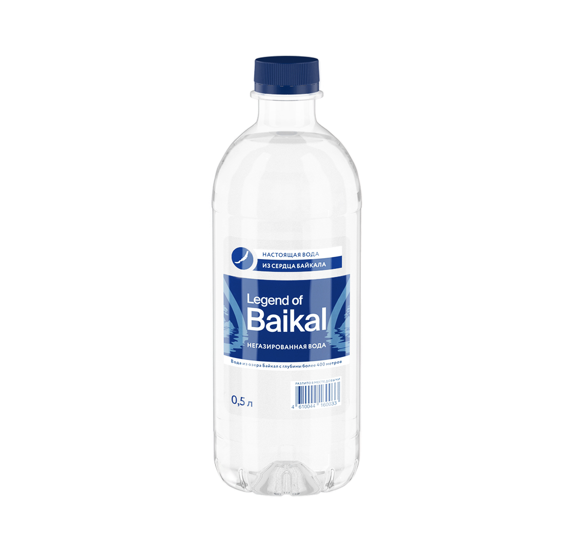 Вода питьевая «Legend of Baikal» негазированная, 0,5 л, пластик