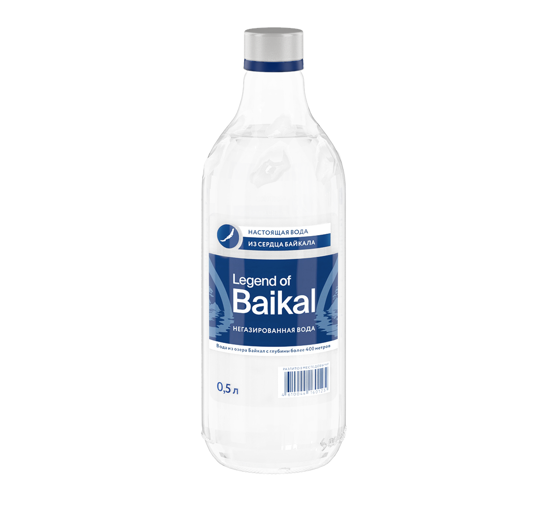Вода питьевая «Legend of Baikal» негазированная 0,5 л, стекло