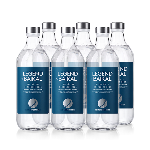 Вода питьевая «Legend of Baikal» негазированная 0,75 л, cтекло