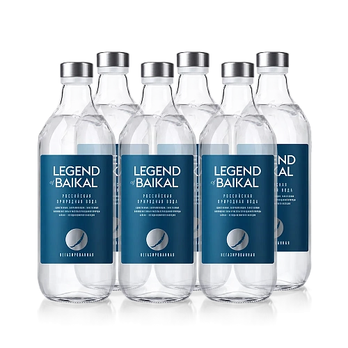 Вода питьевая «Legend of Baikal» негазированная 0,75 л, cтекло