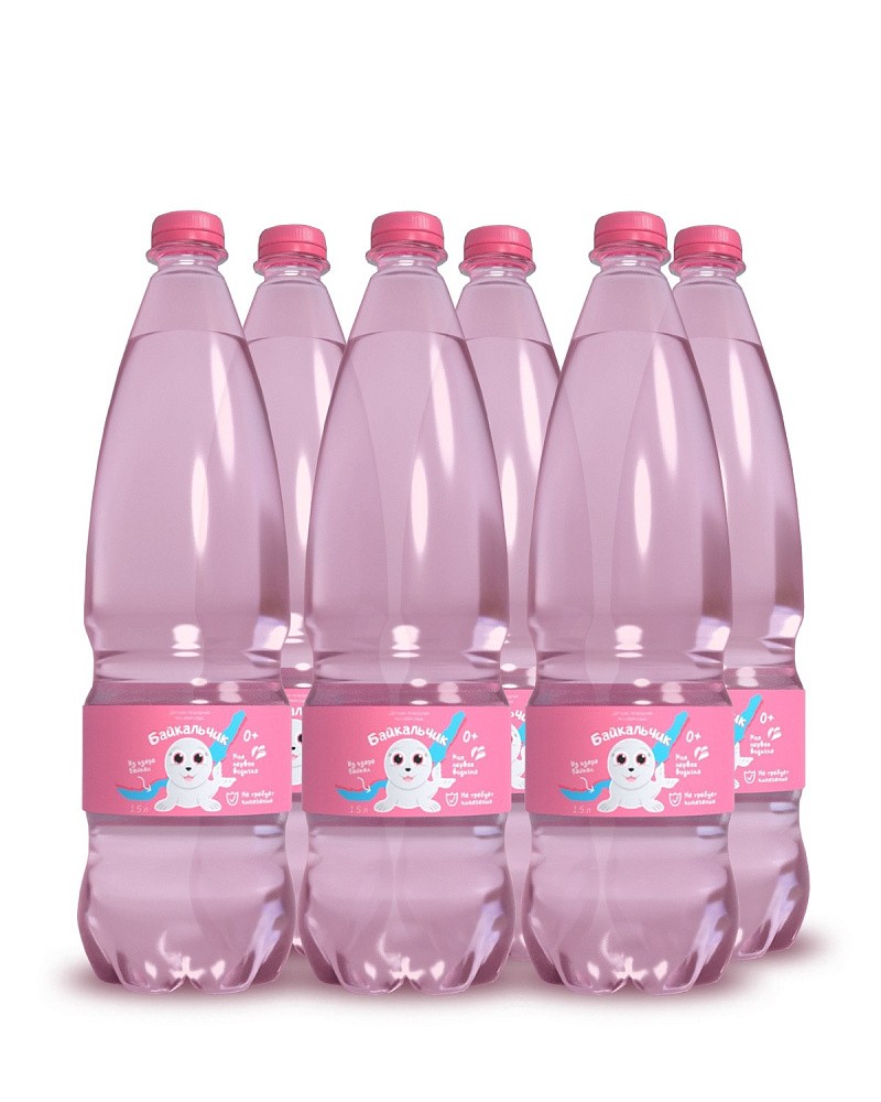 Вода питьевая «Байкальчик» негазированная, 1,5 л, пластик (упаковка 6 шт)