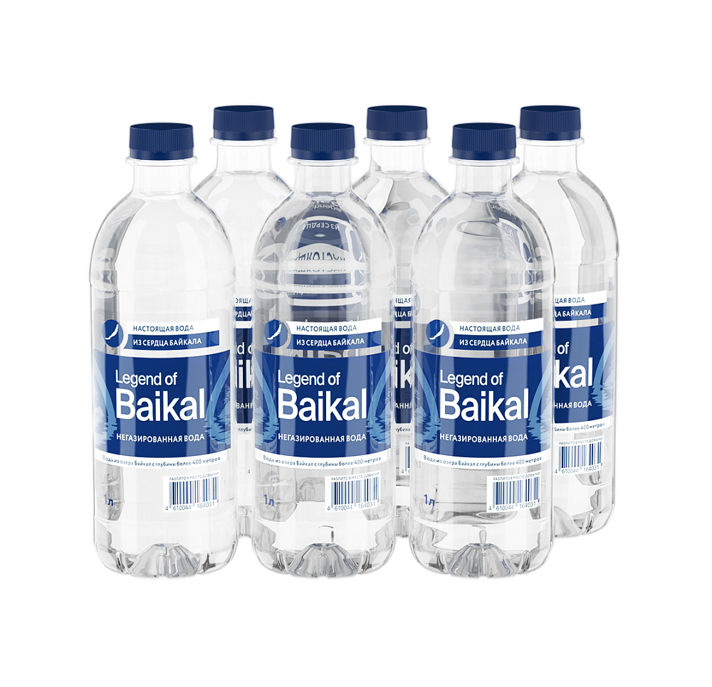 Вода питьевая «Legend of Baikal» негазированная, 1 л, пластик