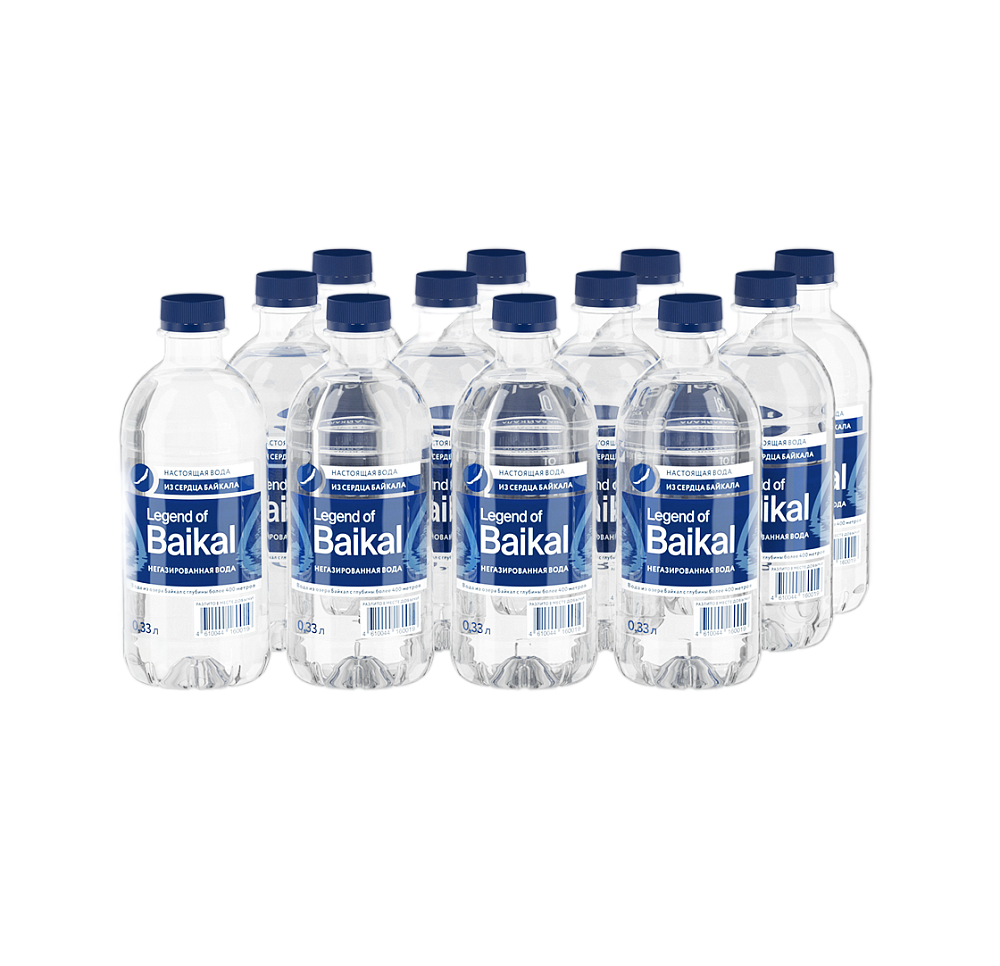Вода питьевая «Legend of Baikal» негазированная 0,33 л, пластик
