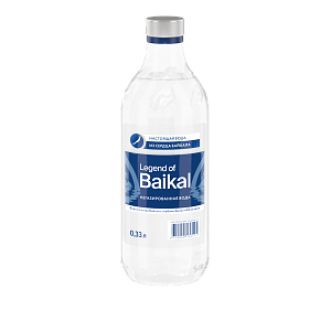 Вода питьевая «Legend of Baikal» негазированная, 0,33 л, стекло