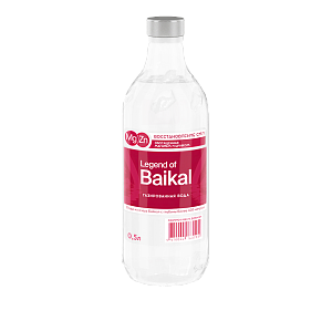 Минеральная газированная вода «Legend of Baikal ВОССТАНОВЛЕНИЕ СИЛ» c магнием и цинком 0,5 л