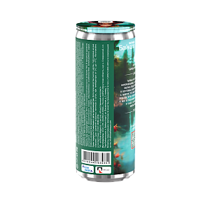 Напиток безалкогольный сильногазированный Легенда Байкала «AI» со вкусом малины и можжевельника 0,33 л