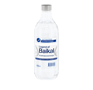 Вода питьевая «Legend of Baikal» газированная, 0,5 л, стекло