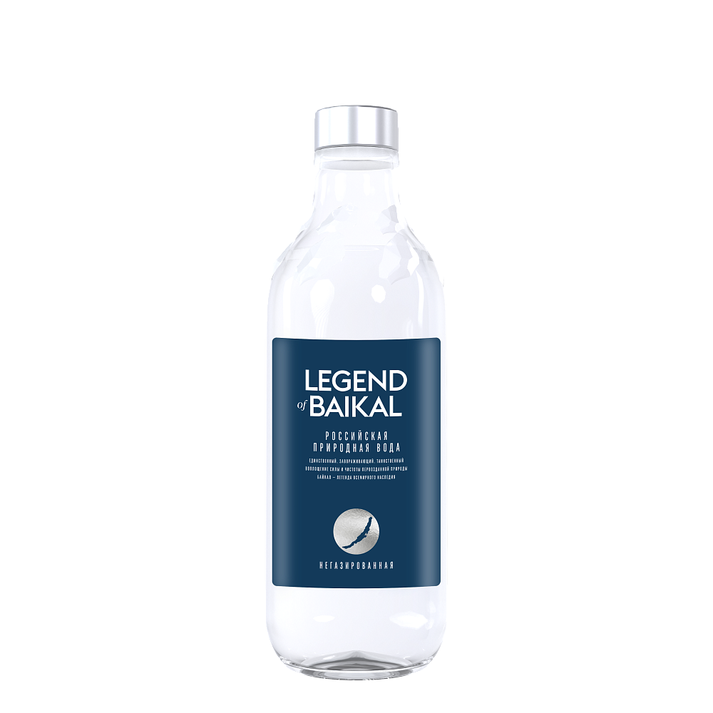Вода питьевая «Legend of Baikal» негазированная, 0,33 л, стекло