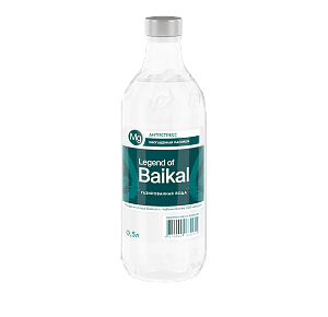 Минеральная газированная вода Legend of Baikal АНТИСТРЕСС» c Магнием 0,5 л