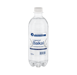 Вода питьевая «Legend of Baikal» газированная, 0,5 л, пластик