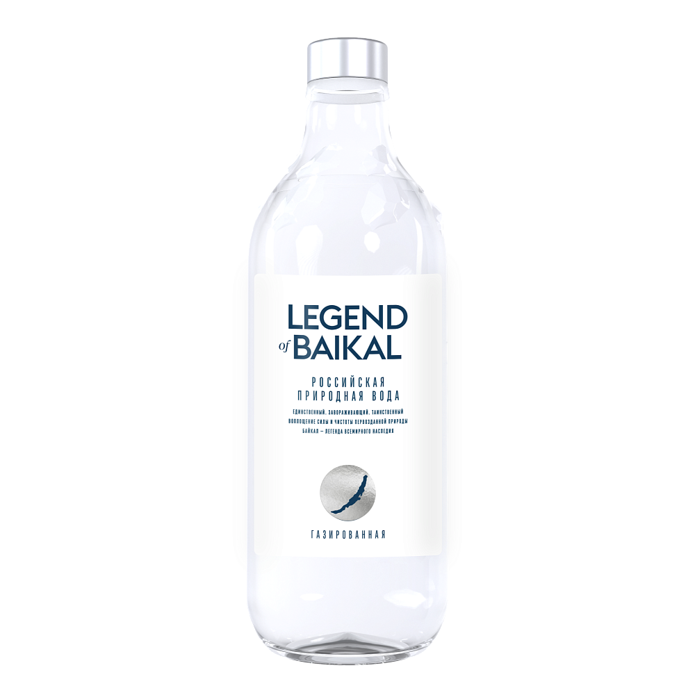 Вода питьевая «Legend of Baikal» газированная, 0,5 л, стекло