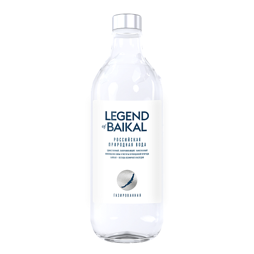 Вода питьевая «Legend of Baikal» газированная, 0,5 л, стекло