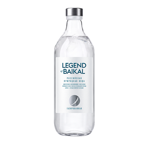 Вода питьевая «Legend of Baikal» газированная, 0,5 л, стекло