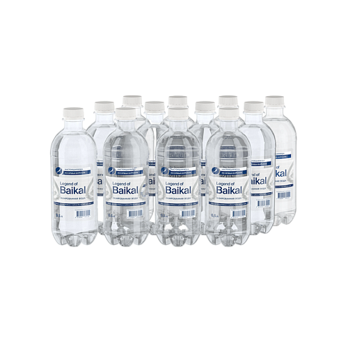 Вода питьевая «Legend of Baikal» газированная, 0,5 л, пластик