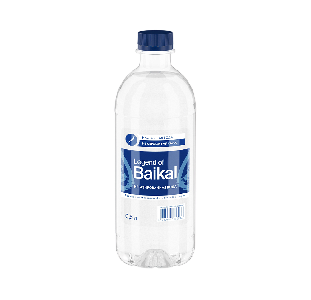 Вода питьевая «Legend of Baikal» негазированная, 0,5 л, пластик