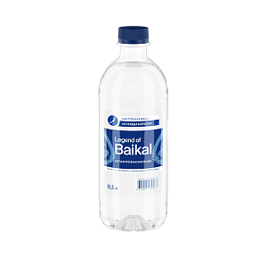 Вода питьевая «Legend of Baikal» негазированная, 0,5 л, пластик