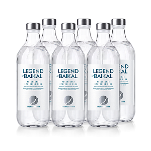Вода питьевая «Legend of Baikal», газированная, 0,75 л, стекло