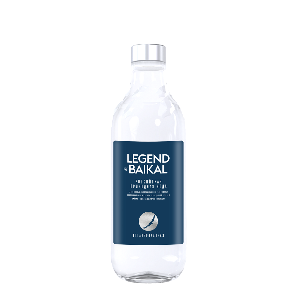 Вода питьевая «Legend of Baikal» негазированная, 0,33 л, стекло