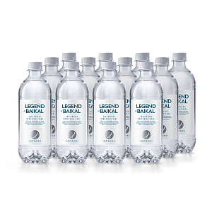 Вода питьевая «Legend of Baikal» газированная, 0,5 л, пластик