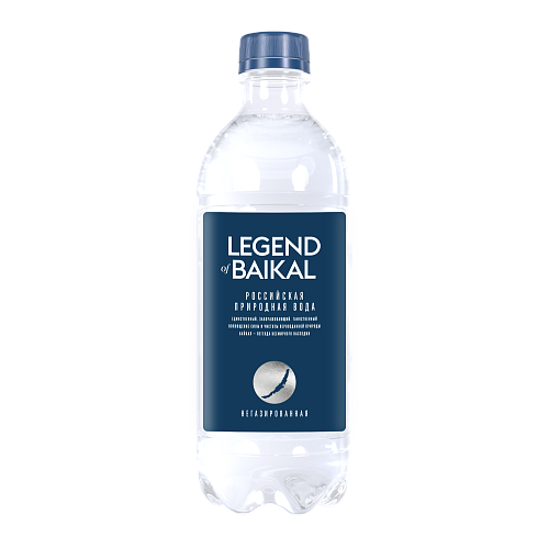Вода питьевая «Legend of Baikal» негазированная, 0,5 л, пластик