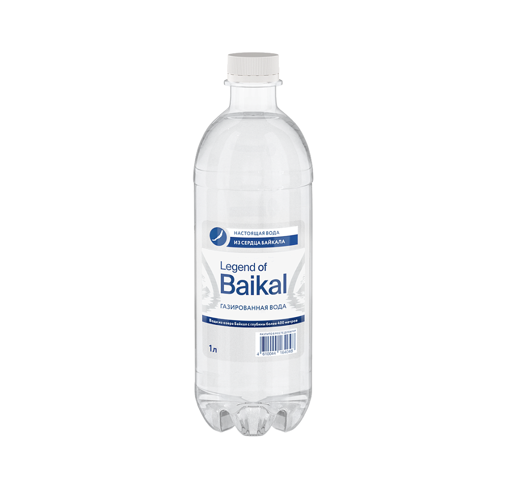 Вода питьевая «Legend of Baikal» газированная, 1 л, пластик