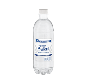 Вода питьевая «Legend of Baikal» газированная, 1 л, пластик