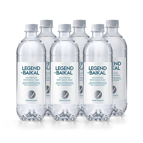 Вода питьевая «Legend of Baikal» газированная, 1 л, пластик