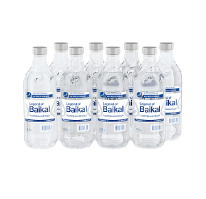 Вода питьевая «Legend of Baikal» газированная, 0,5 л, стекло