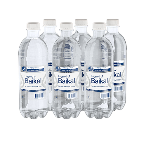 Вода питьевая «Legend of Baikal» газированная, 1 л, пластик