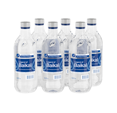 Вода питьевая «Legend of Baikal» негазированная 0,75 л, cтекло