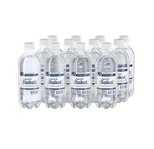 Вода питьевая «Legend of Baikal», газированная, 0,33 л, пластик