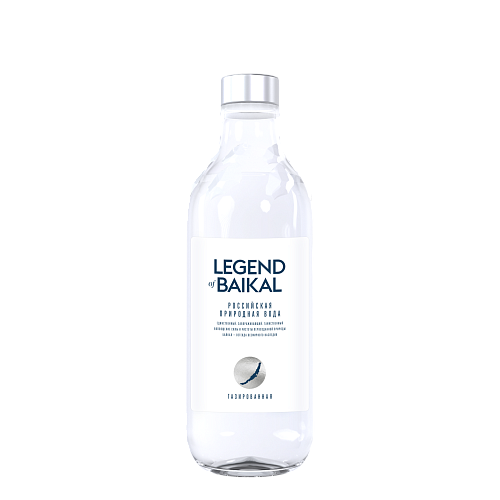 Вода питьевая «Legend of Baikal» газированная 0,33 л, стекло