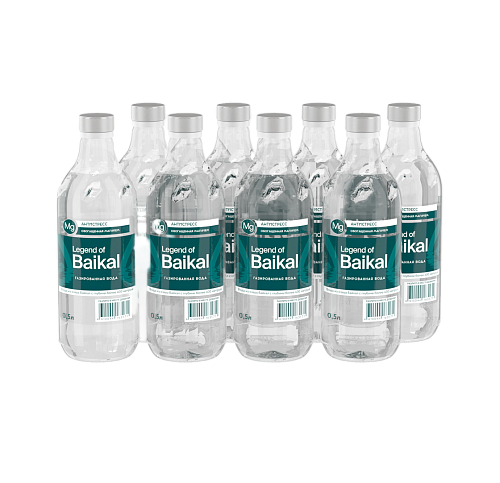 Минеральная газированная вода Legend of Baikal АНТИСТРЕСС» c Магнием 0,5 л