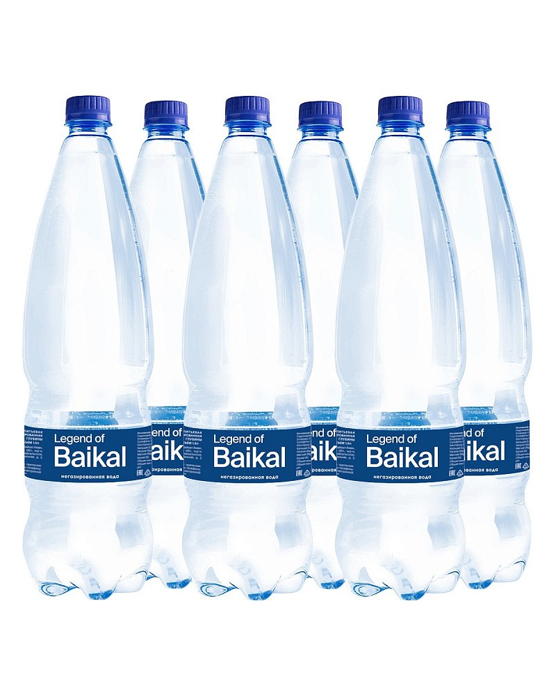 Вода питьевая «Legend of Baikal» негазированная, 1,5 л, пластик (упаковка 6 шт)