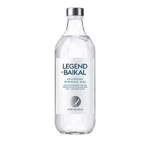 Вода питьевая «Legend of Baikal», газированная, 0,75 л, стекло