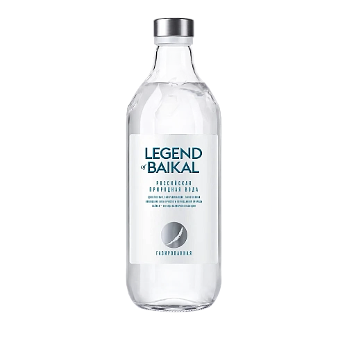Вода питьевая «Legend of Baikal», газированная, 0,75 л, стекло