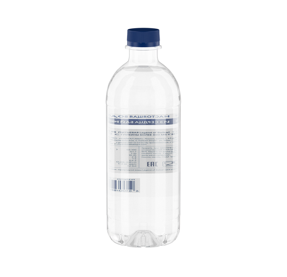 Вода питьевая «Legend of Baikal» негазированная, 0,5 л, пластик