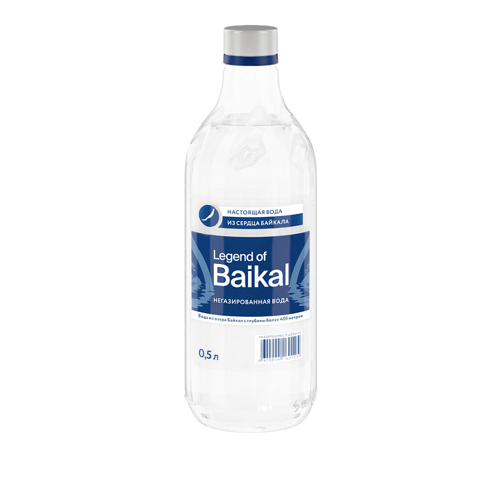 Вода питьевая «Legend of Baikal» негазированная 0,5 л, стекло