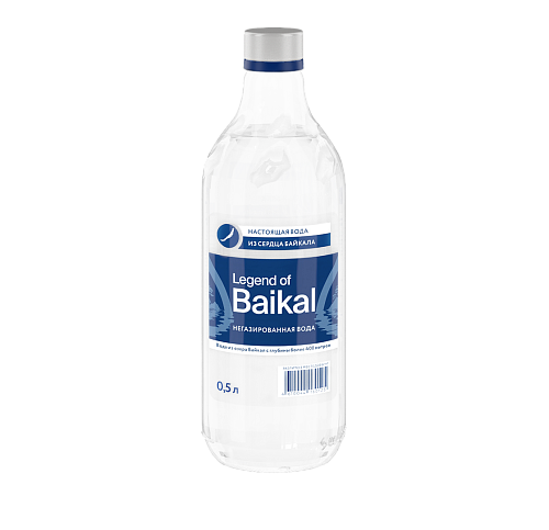 Вода питьевая «Legend of Baikal» негазированная 0,5 л, стекло