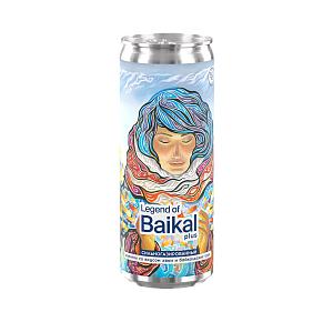 Напиток безалкогольный сильногазированный Legend of Baikal plus со вкусом «Хвоя» 0,33 л