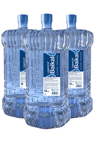 Вода природная питьевая Legend of Baikal Logistic негазированная 18 л